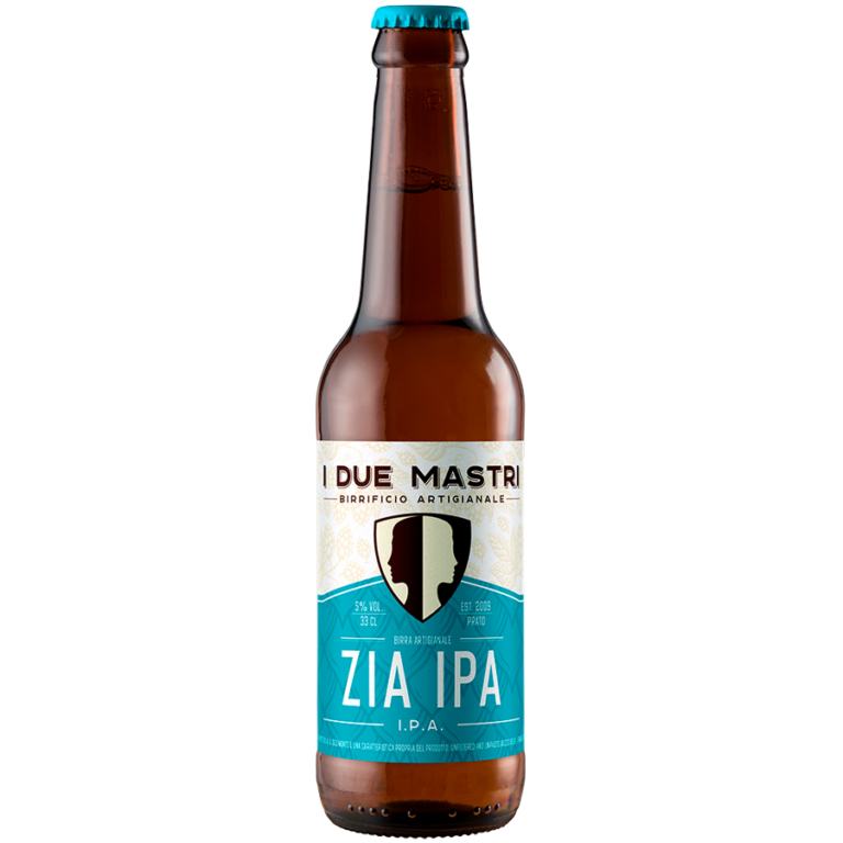 Birra artigianalale - I Due Mastri Zia Ipa - 12 bottiglie da 0